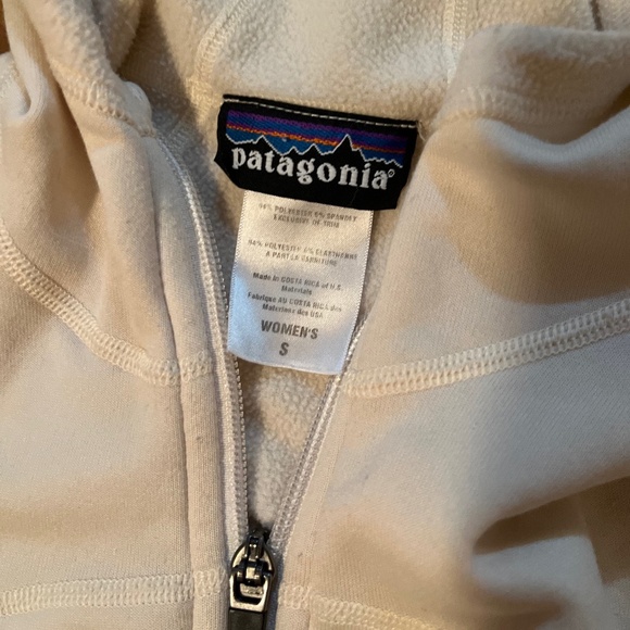Cream Patagonia Zip Up Jacket - Picture 2 of 7